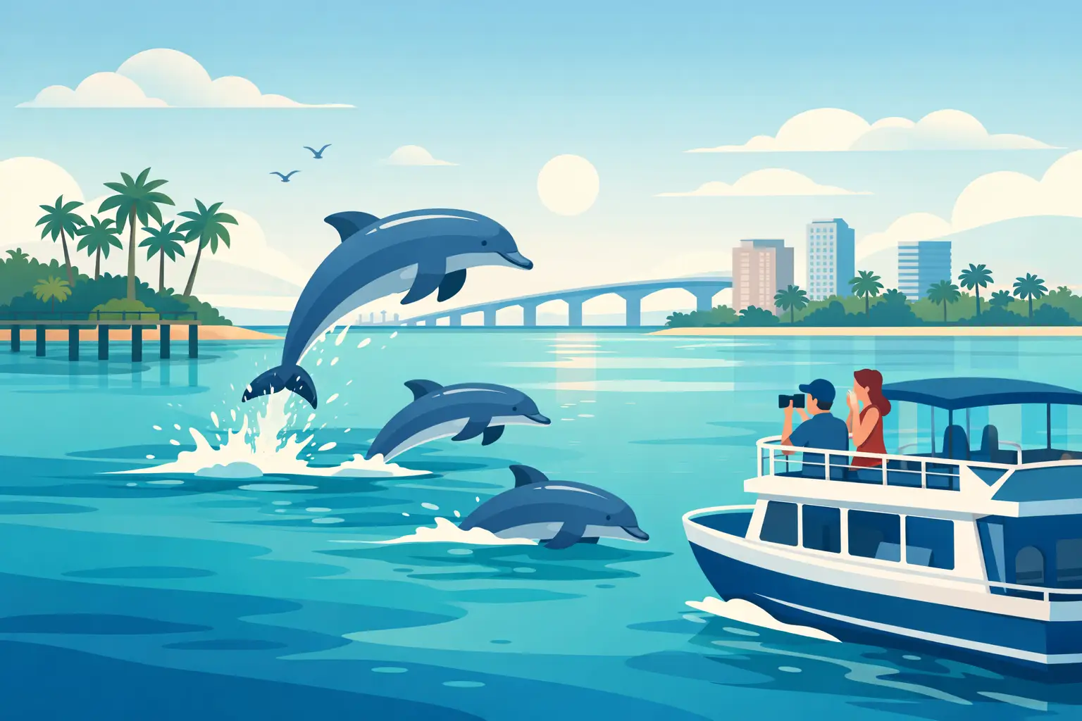 Where to See Dolphins in Fort Myers