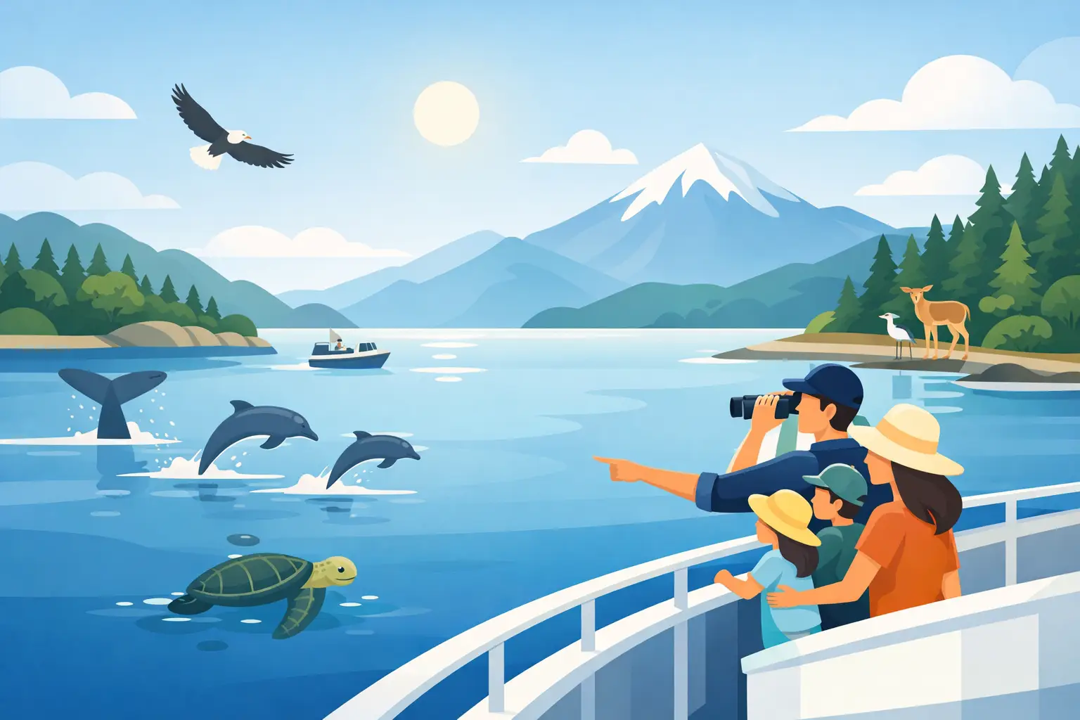 A Family Wildlife Cruise Itinerary That Works