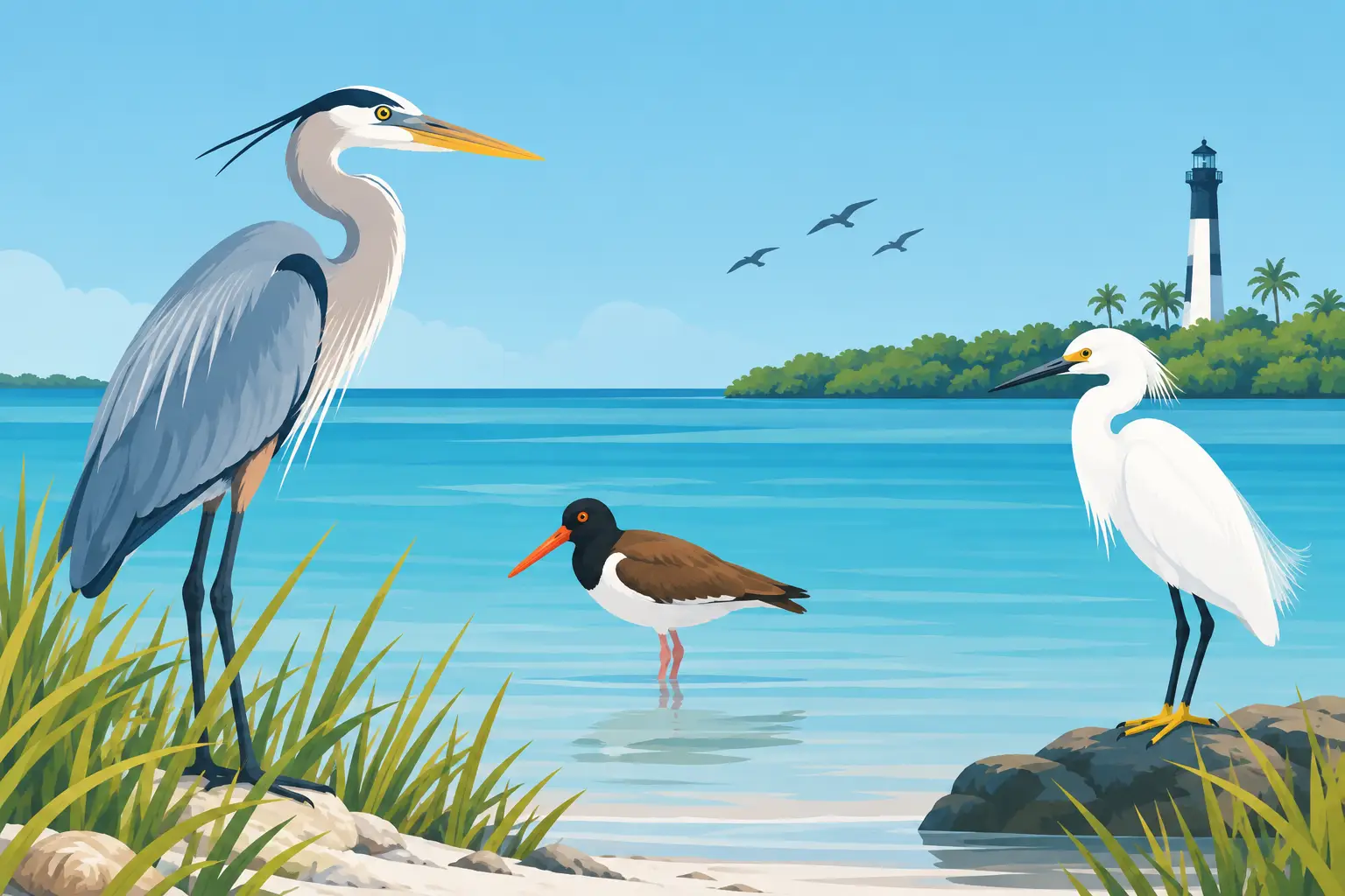 How to Identify Coastal Birds on Florida Waters