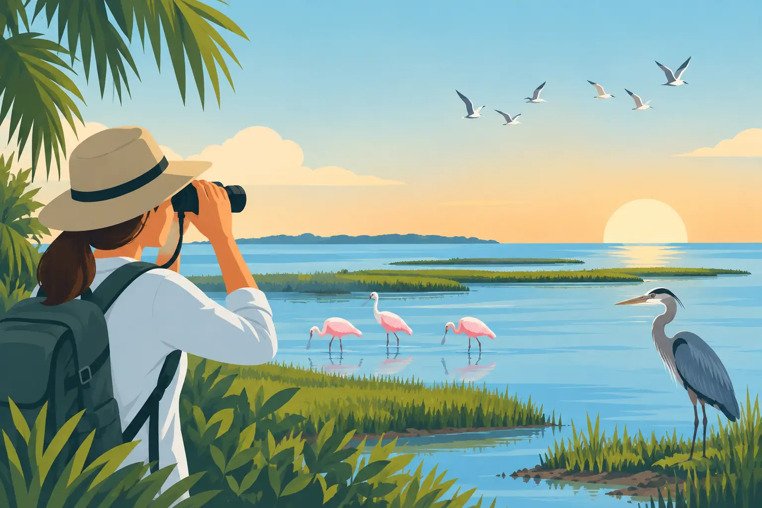 Best Coastal Birdwatching Experiences in Florida