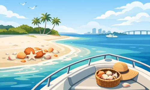 Best Shelling Beaches by Boat Near Fort Myers