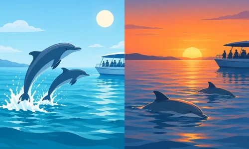 Morning Versus Evening Dolphin Cruises Compared