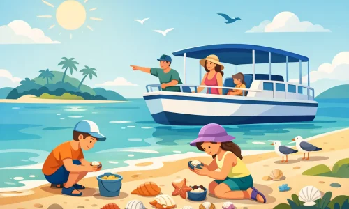 Plan a Family Shelling Boat Tour Kids Love